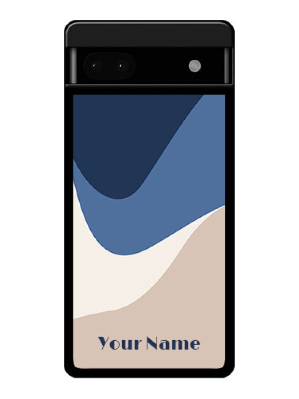 Custom Google Pixel 6A 5G Custom Glass Phone Case - Abstract Drip Art Design