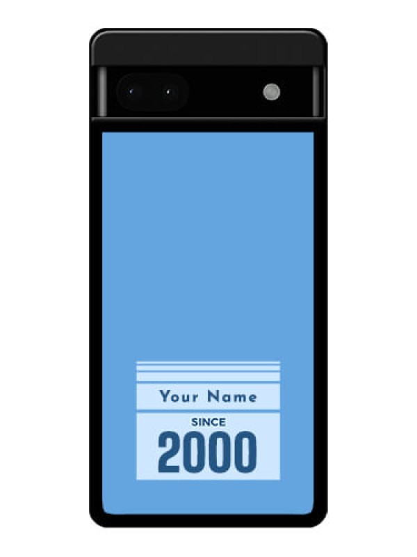 Custom Google Pixel 6A 5G Custom Glass Phone Case - Custom Year Of Birth Design