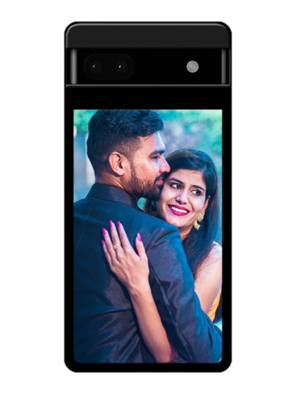 Custom Google Pixel 6A 5G Custom Glass Phone Case - Upload Full Picture With Custom Color Design