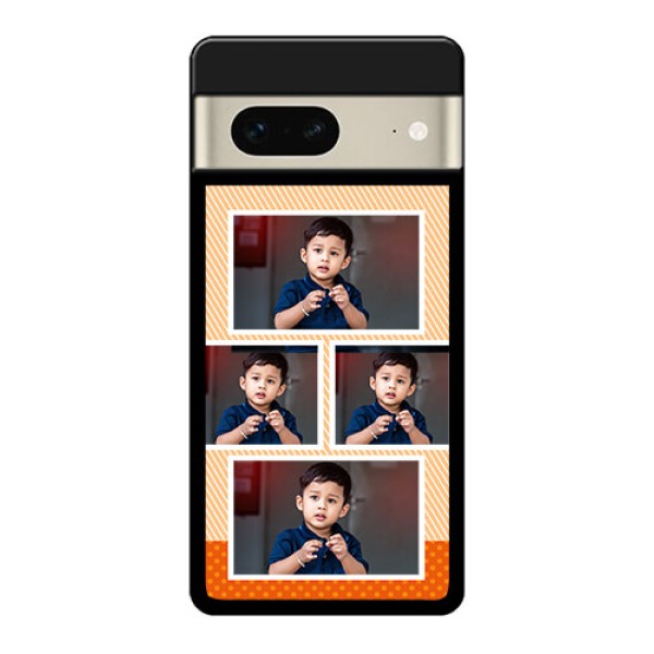 Google Pixel 7 5G Custom Glass Phone Case - Bulk Photos Upload Design