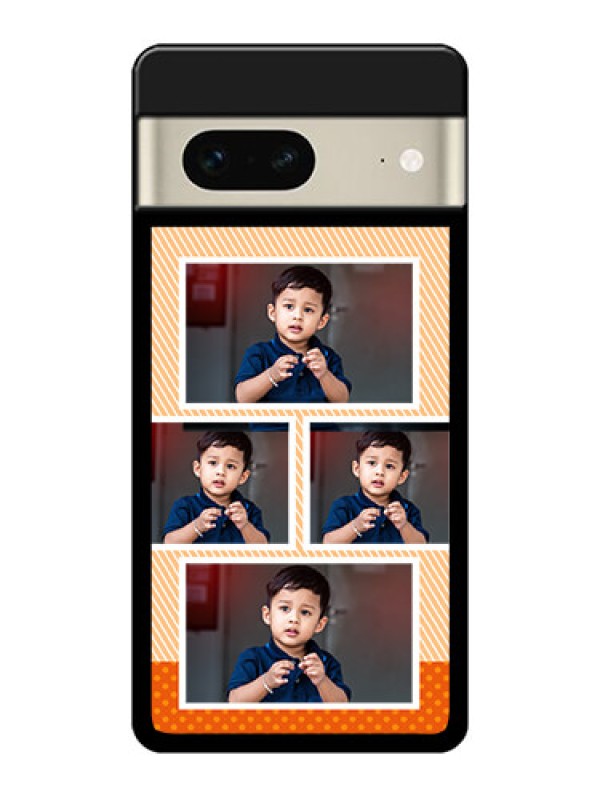Custom Google Pixel 7 5G Custom Glass Phone Case - Bulk Photos Upload Design