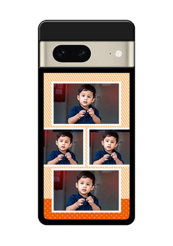 Google Pixel 7 5G Custom Glass Phone Case - Bulk Photos Upload Design