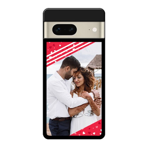 Google Pixel 7 5G Custom Glass Phone Case - Valentines Gift Design