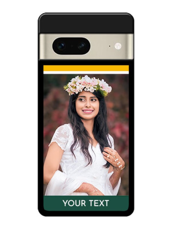 Custom Google Pixel 7 5G Custom Glass Phone Case - Love You Design