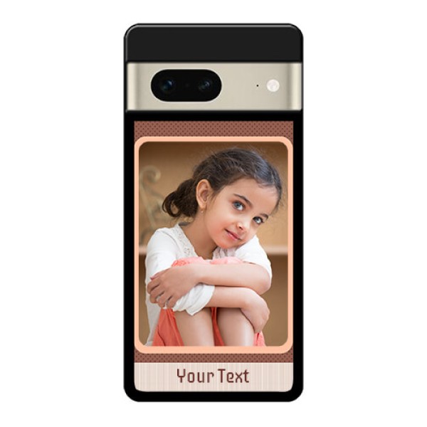 Google Pixel 7 5G Custom Glass Phone Case - Simple Pic Upload Design