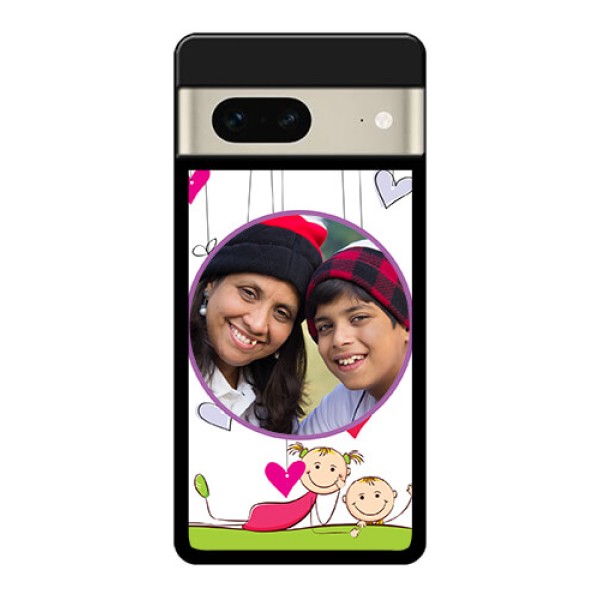 Google Pixel 7 5G Custom Glass Phone Case - Cute Kids Phone Case Design