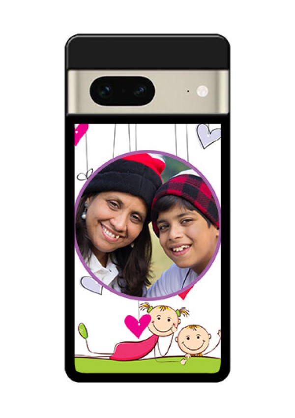 Google Pixel 7 5G Custom Glass Phone Case - Cute Kids Phone Case Design
