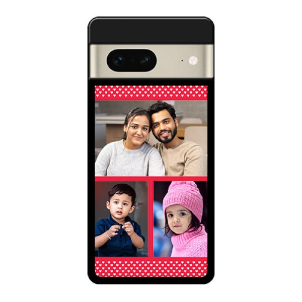 Google Pixel 7 5G Custom Glass Phone Case - Bulk Photo Upload Design