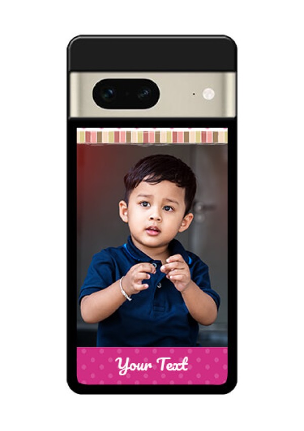 Google Pixel 7 5G Custom Glass Phone Case - Cute Girls Cover Design