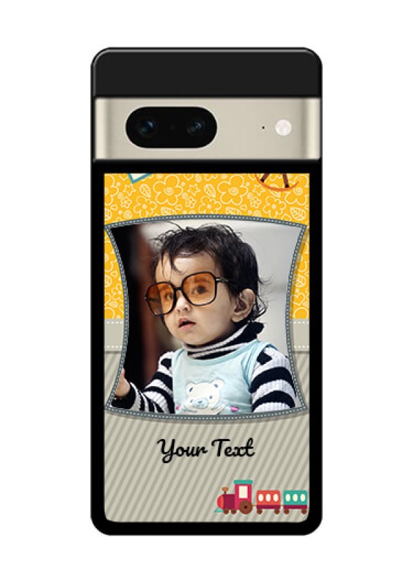 Google Pixel 7 5G Custom Glass Phone Case - Baby Picture Upload Design