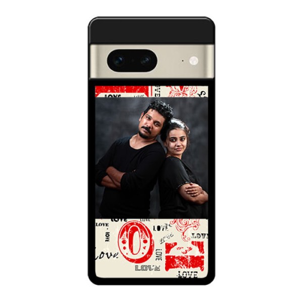 Google Pixel 7 5G Custom Glass Phone Case - Trendy Love Design Case