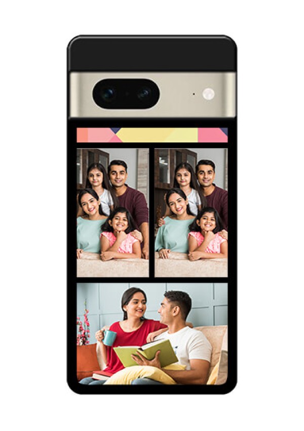 Google Pixel 7 5G Custom Glass Phone Case - Bulk Pic Upload Design
