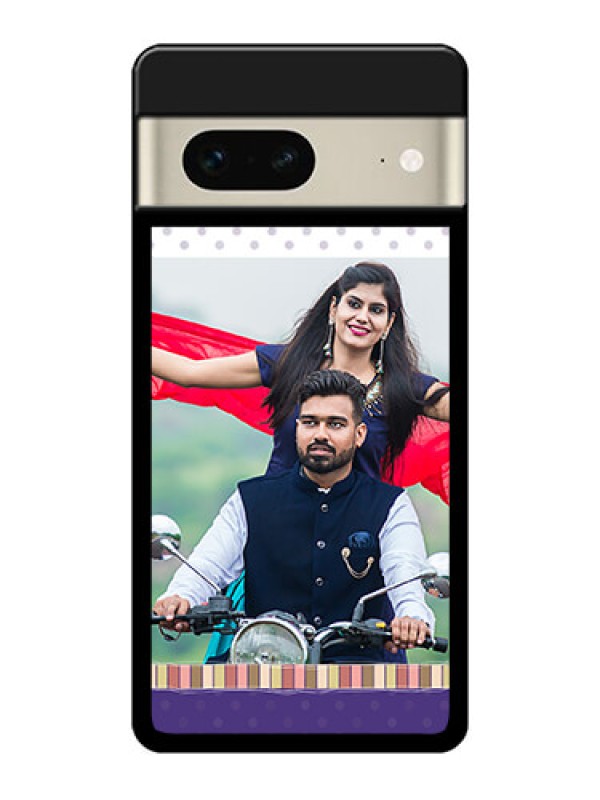 Custom Google Pixel 7 5G Custom Glass Phone Case - Cute Family Design