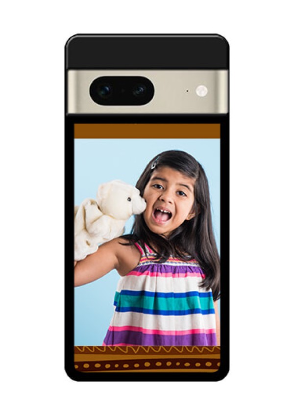 Google Pixel 7 5G Custom Glass Phone Case - Friends Picture Upload Design