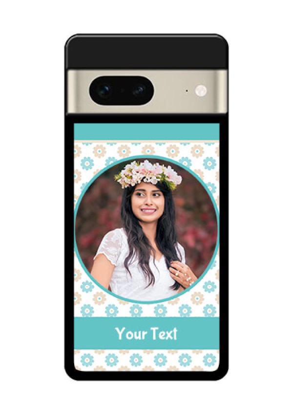 Google Pixel 7 5G Custom Glass Phone Case - Beautiful Flowers Design