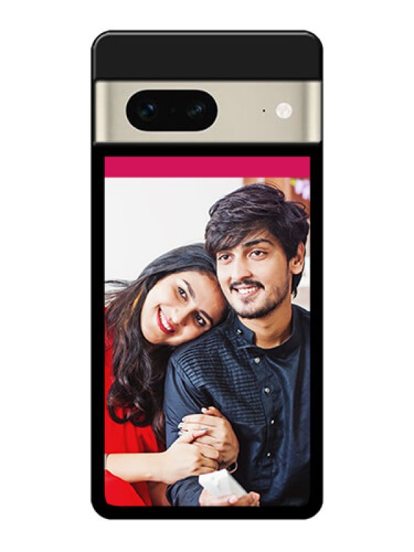 Custom Google Pixel 7 5G Custom Glass Phone Case - Anniversary Cover Design