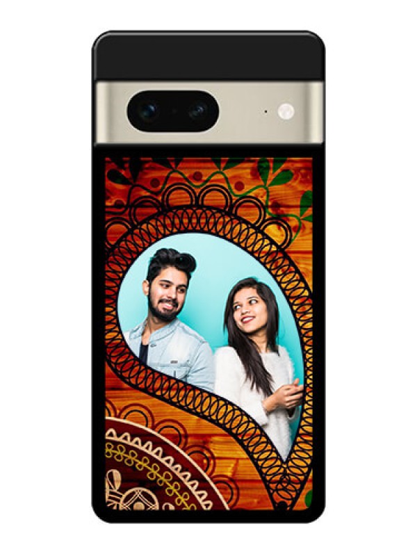 Custom Google Pixel 7 5G Custom Glass Phone Case - Abstract Colorful Design