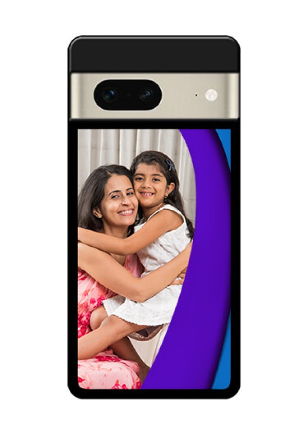 Google Pixel 7 5G Custom Glass Phone Case - Simple Pattern Design