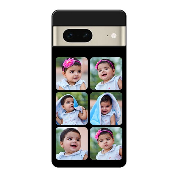 Google Pixel 7 5G Custom Glass Phone Case - Multiple Pictures Design