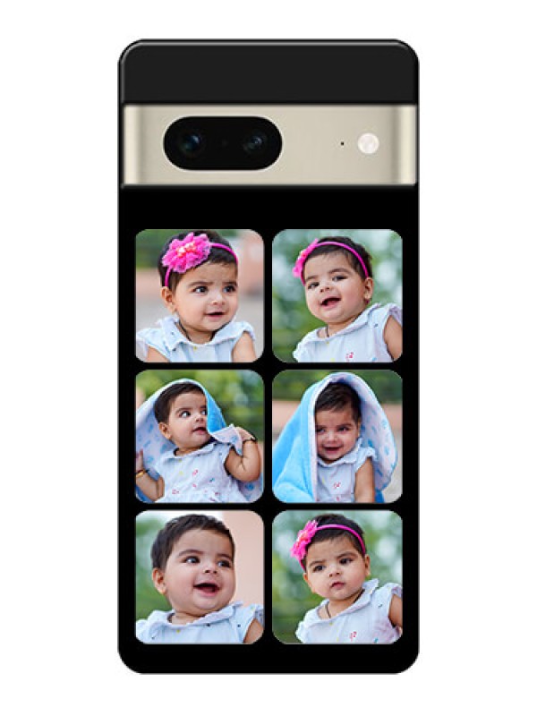 Custom Google Pixel 7 5G Custom Glass Phone Case - Multiple Pictures Design