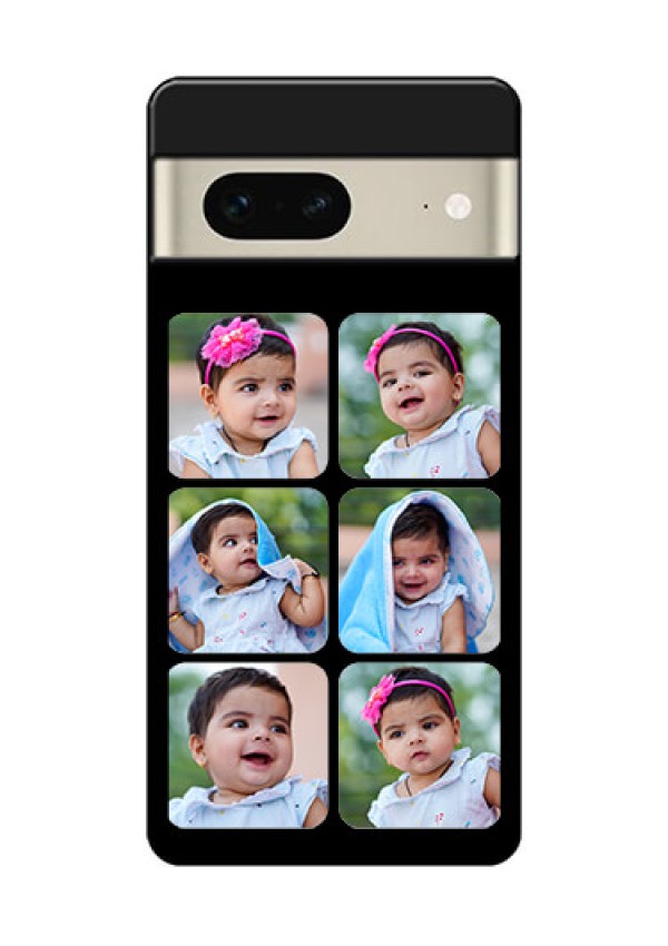 Google Pixel 7 5G Custom Glass Phone Case - Multiple Pictures Design
