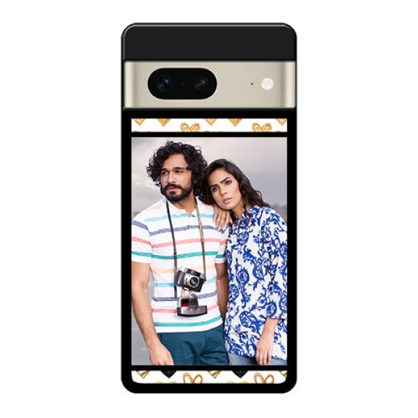 Google Pixel 7 5G Custom Glass Phone Case - Love Symbol Design