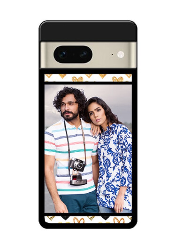 Google Pixel 7 5G Custom Glass Phone Case - Love Symbol Design