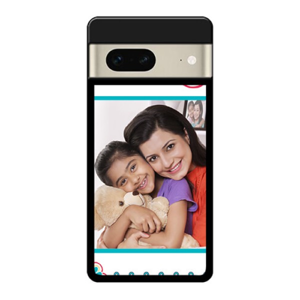 Google Pixel 7 5G Custom Glass Phone Case - Flower Design