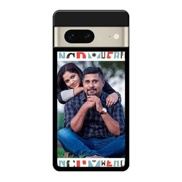 Google Pixel 7 5G Custom Glass Phone Case - Alphabet Design