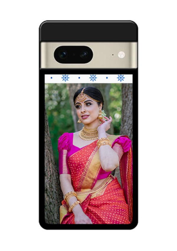 Google Pixel 7 5G Custom Glass Phone Case - Snow Pattern Design