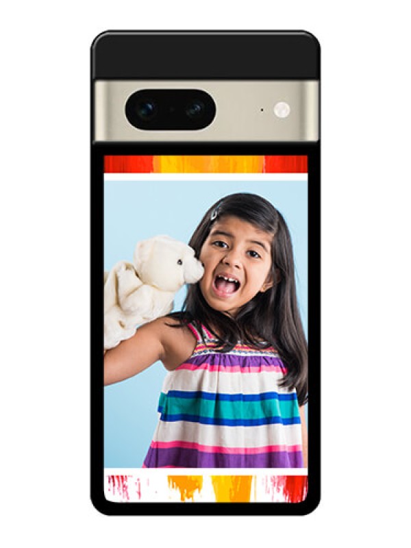 Custom Google Pixel 7 5G Custom Glass Phone Case - Multi Color Design