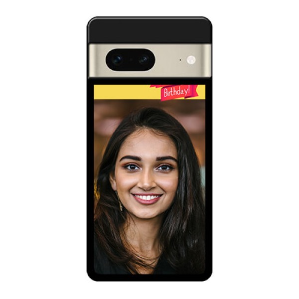 Google Pixel 7 5G Custom Glass Phone Case - Happy Birthday Design