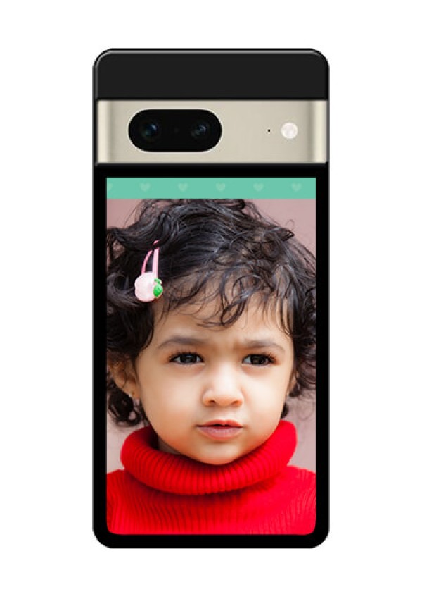 Google Pixel 7 5G Custom Glass Phone Case - Lovers Picture Design