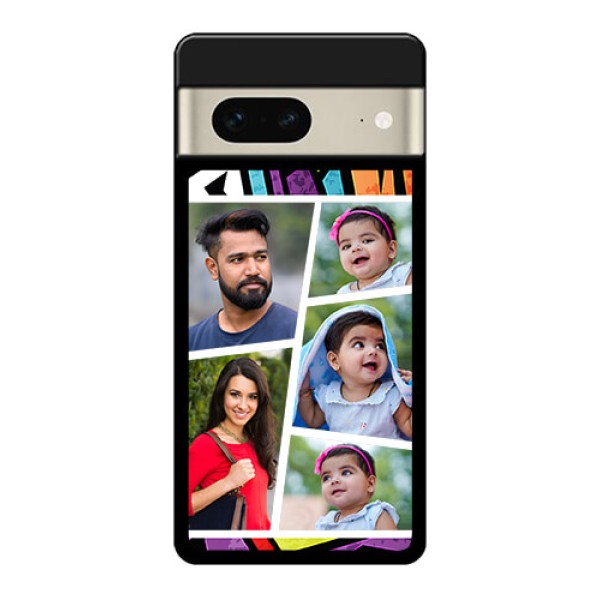 Google Pixel 7 5G Custom Glass Phone Case - Graffiti Pattern Design