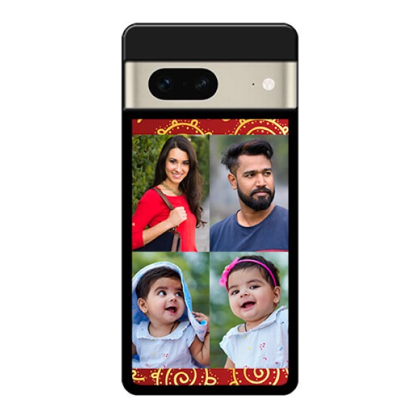Google Pixel 7 5G Custom Glass Phone Case - 4 Image Traditional Design