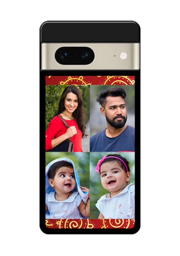 Google Pixel 7 5G Custom Glass Phone Case - 4 Image Traditional Design