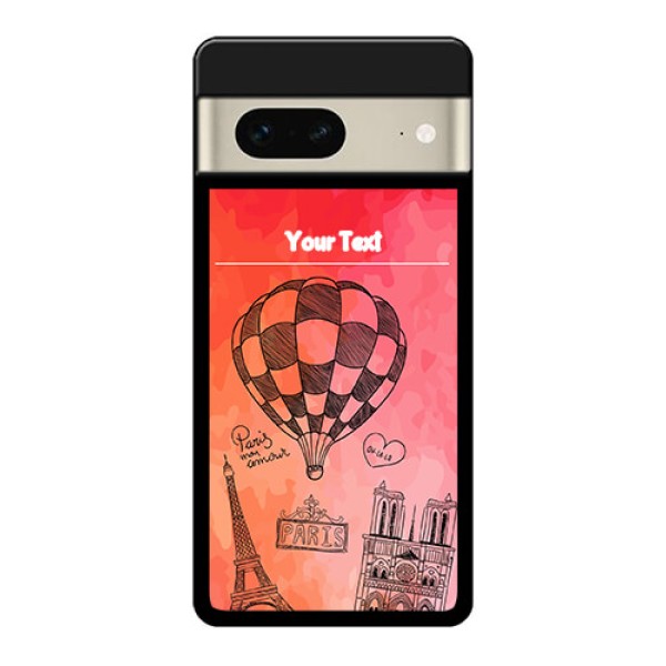 Google Pixel 7 5G Custom Glass Phone Case - Paris Theme Design