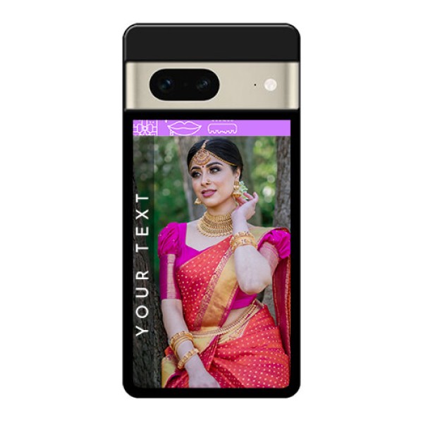 Google Pixel 7 5G Custom Glass Phone Case - Birthday Icons Design