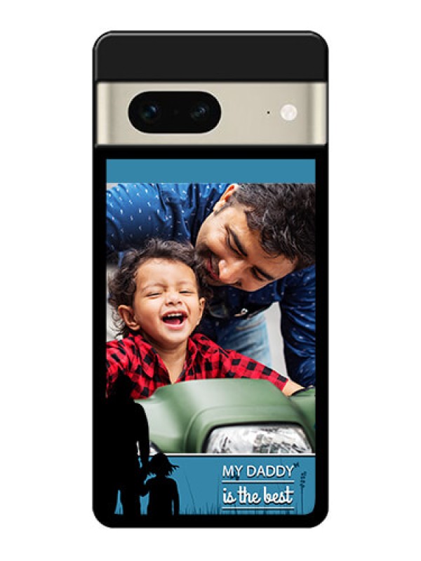 Custom Google Pixel 7 5G Custom Glass Phone Case - Best Dad Design