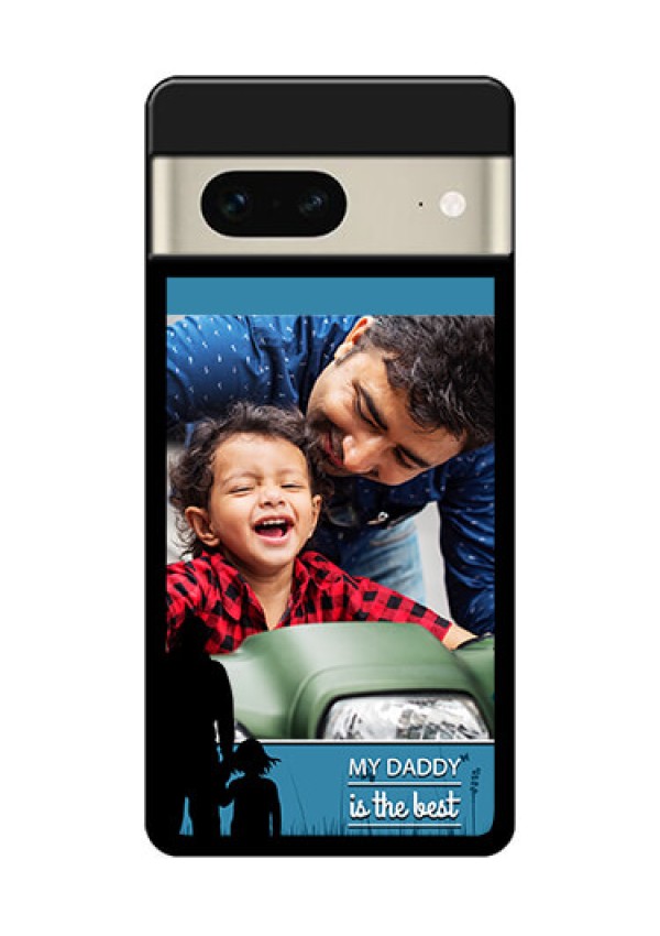 Google Pixel 7 5G Custom Glass Phone Case - Best Dad Design