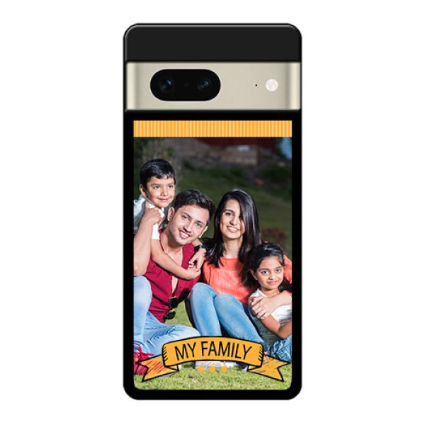 Google Pixel 7 5G Custom Glass Phone Case - My Family Design