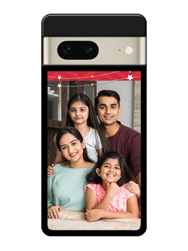 Custom Google Pixel 7 5G Custom Glass Phone Case - Happy Family Design