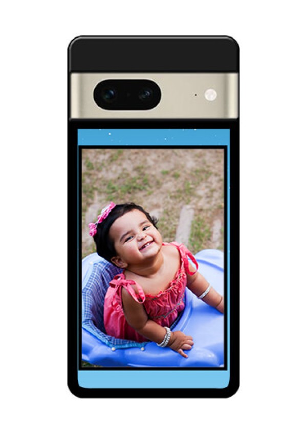 Google Pixel 7 5G Custom Glass Phone Case - Wave Pattern Colorful Design