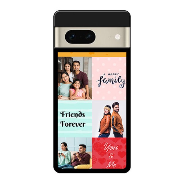 Google Pixel 7 5G Custom Glass Phone Case - Images With Quotes Design