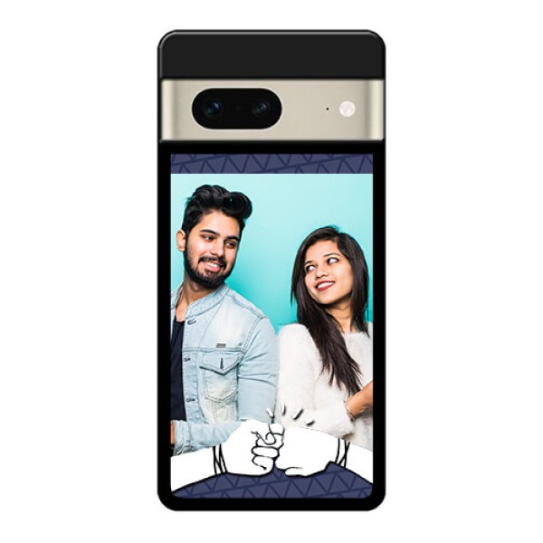 Google Pixel 7 5G Custom Glass Phone Case - With Best Friends Design