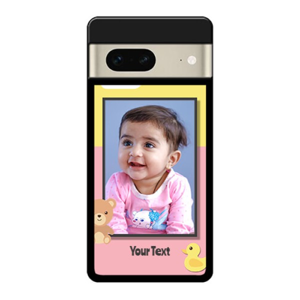 Google Pixel 7 5G Custom Glass Phone Case - Kids 2 Color Design