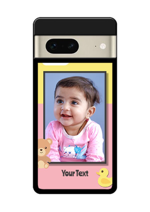 Google Pixel 7 5G Custom Glass Phone Case - Kids 2 Color Design