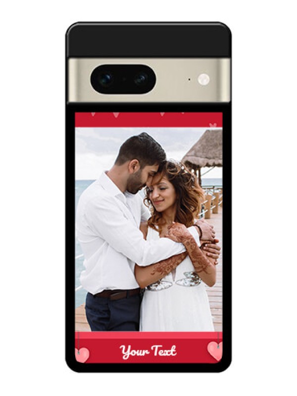 Custom Google Pixel 7 5G Custom Glass Phone Case - Valentines Day Design