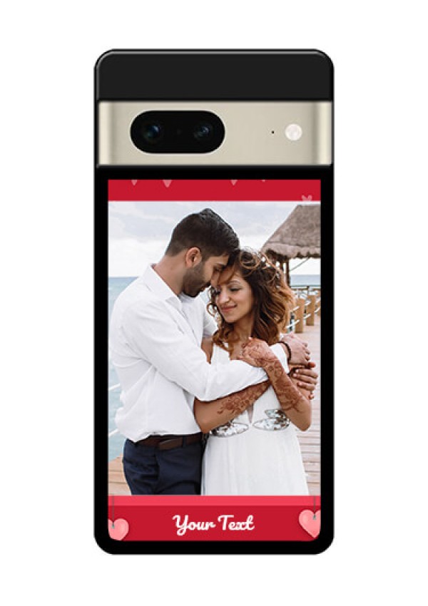 Google Pixel 7 5G Custom Glass Phone Case - Valentines Day Design
