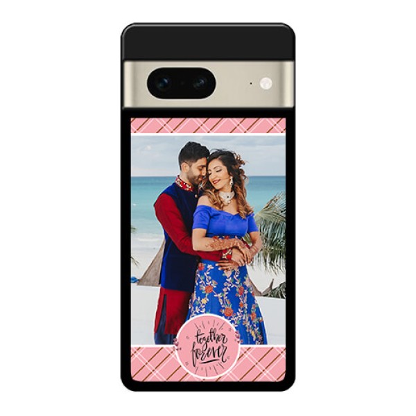 Google Pixel 7 5G Custom Glass Phone Case - Together Forever Design